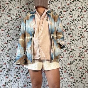 Vintage Jones New York Southwestern Jacket linen